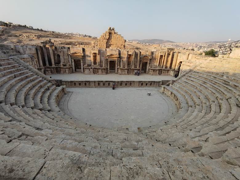 Jerash, Džeraš, amfiteatar